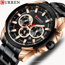 CURREN 8361 Masculino Luxury Custom Brand Sport Wristwatch Quartz Chronograph Business Men Watch